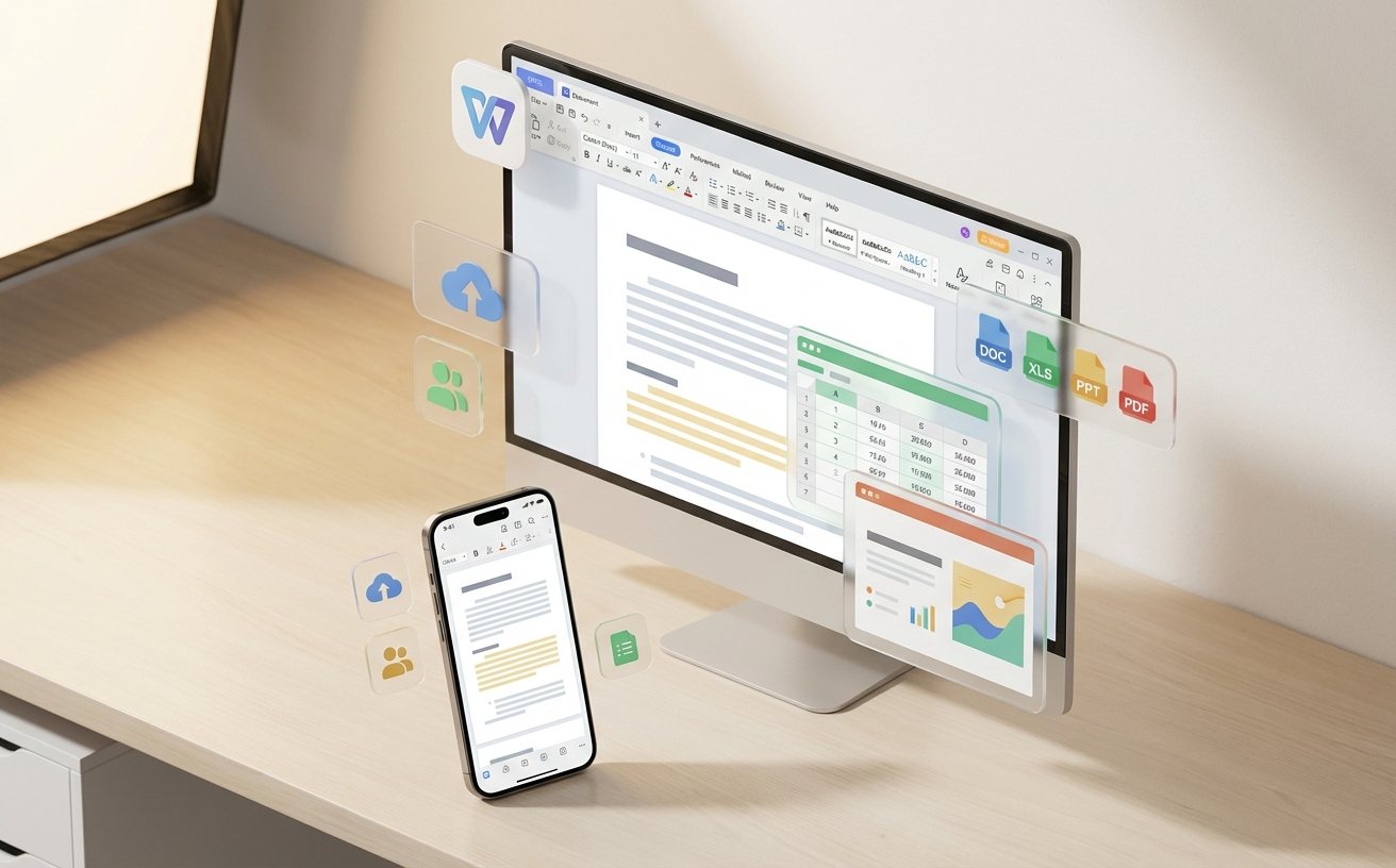 wps办公软件多端协同界面展示